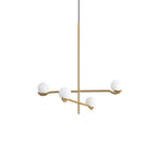 Noir Suspension Minimaliste en Verre - Neutralighting