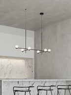 Noir Suspension Minimaliste en Verre - Neutralighting