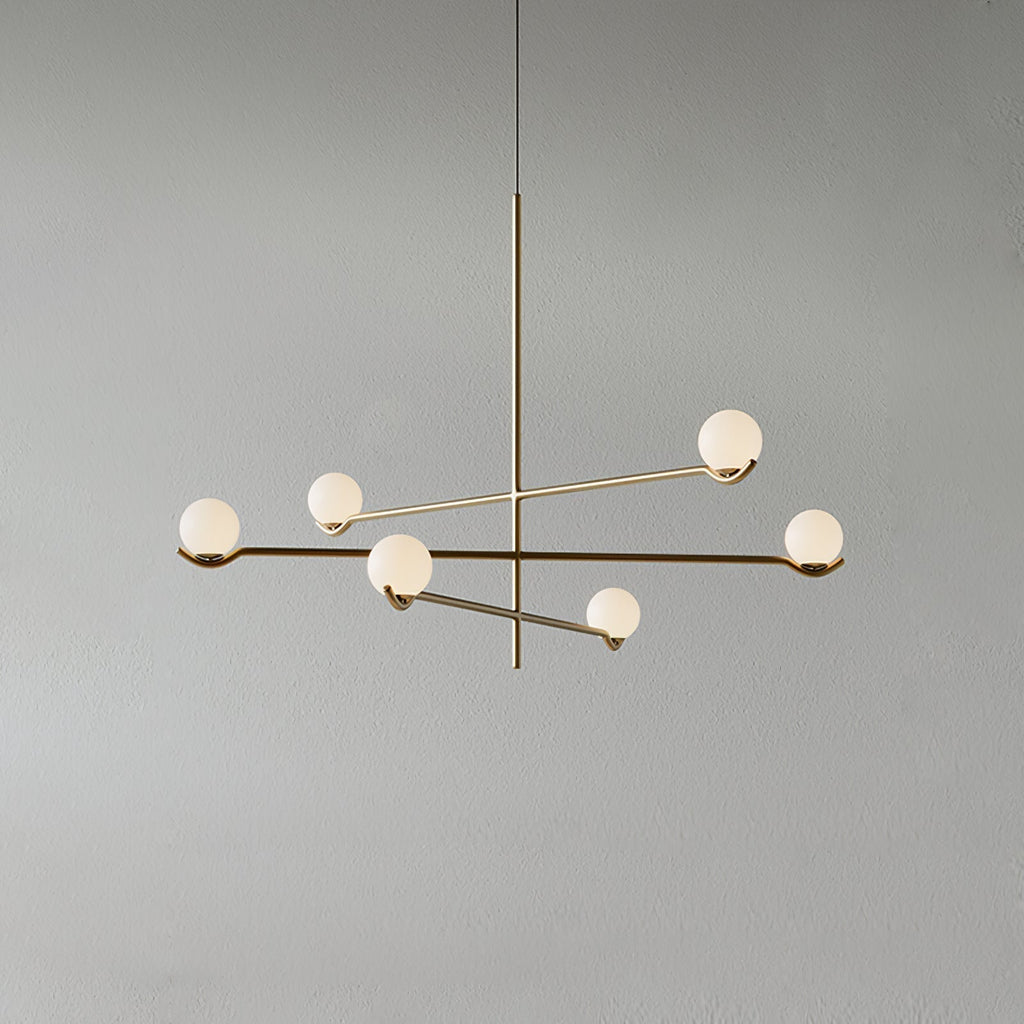 Noir Suspension Minimaliste en Verre - Neutralighting