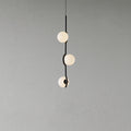 Noir Suspension Minimaliste en Verre - Neutralighting