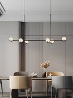 Noir Suspension Minimaliste en Verre - Neutralighting