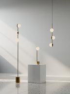 Noir Suspension Minimaliste en Verre - Neutralighting