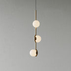 Noir Suspension Minimaliste en Verre - Neutralighting