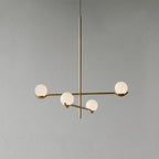 Noir Suspension Minimaliste en Verre - Neutralighting
