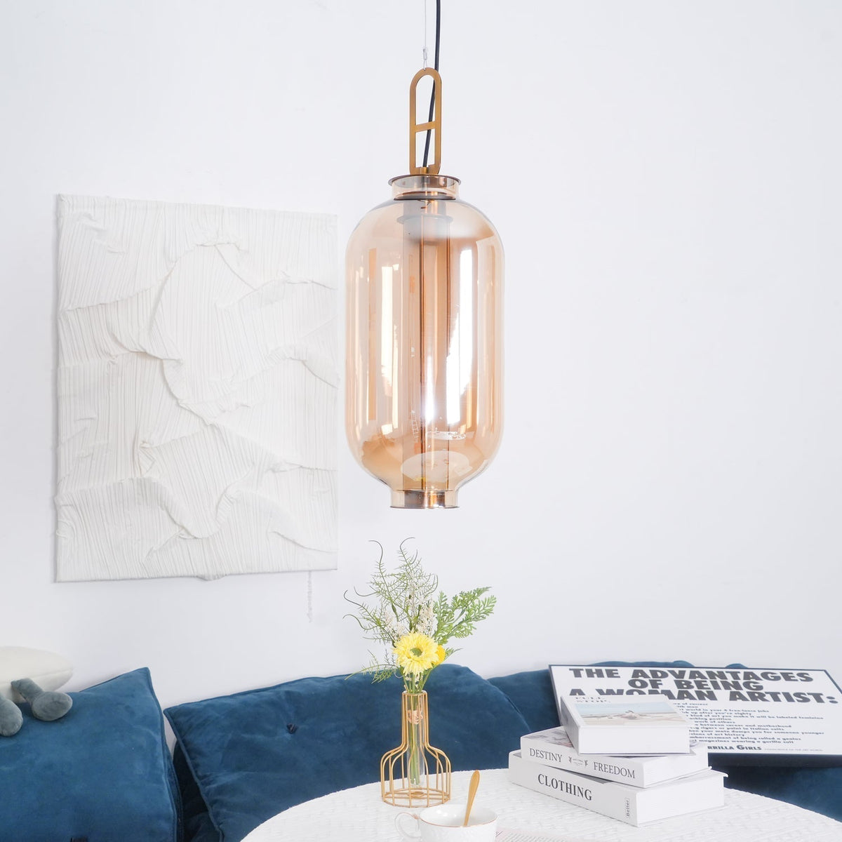 Uphaos Suspension Moderne en Verre pour Famille - Neutralighting