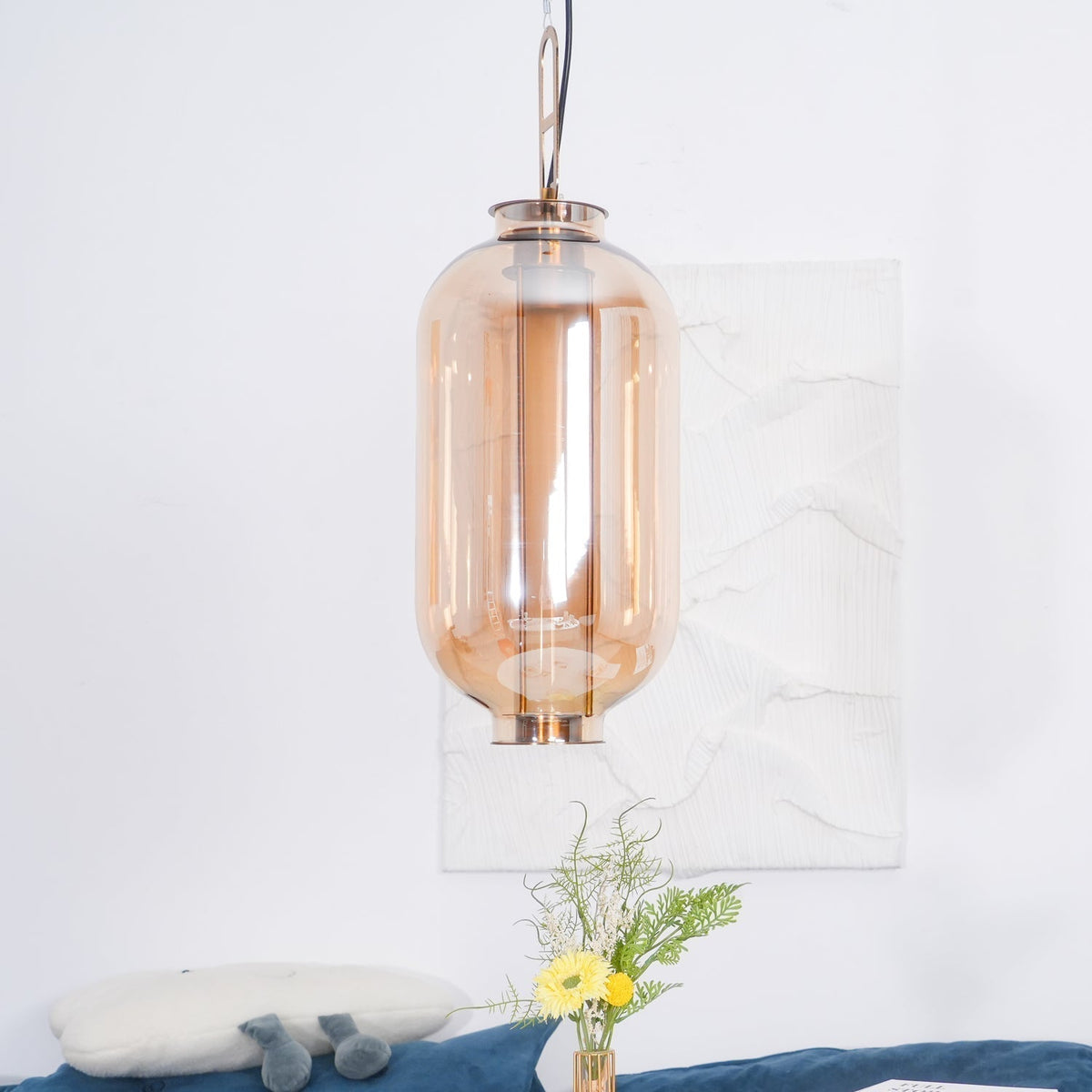 Uphaos Suspension Moderne en Verre pour Famille - Neutralighting