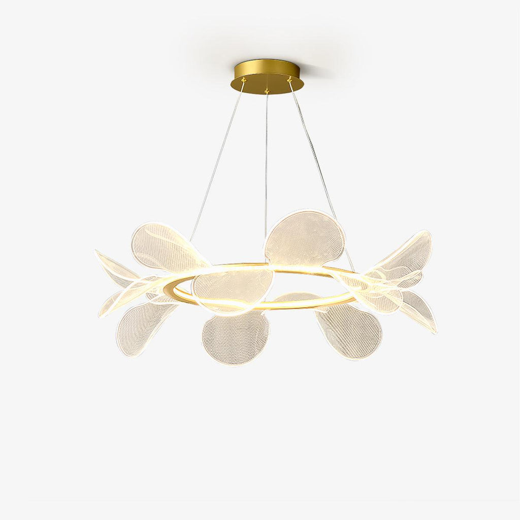 Lustra Chandelier Bain Fleurs Volantes Acrylique - Neutralighting