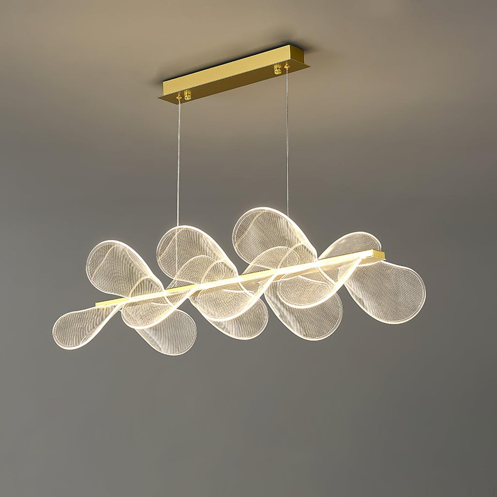 Lustra Chandelier Bain Fleurs Volantes Acrylique - Neutralighting