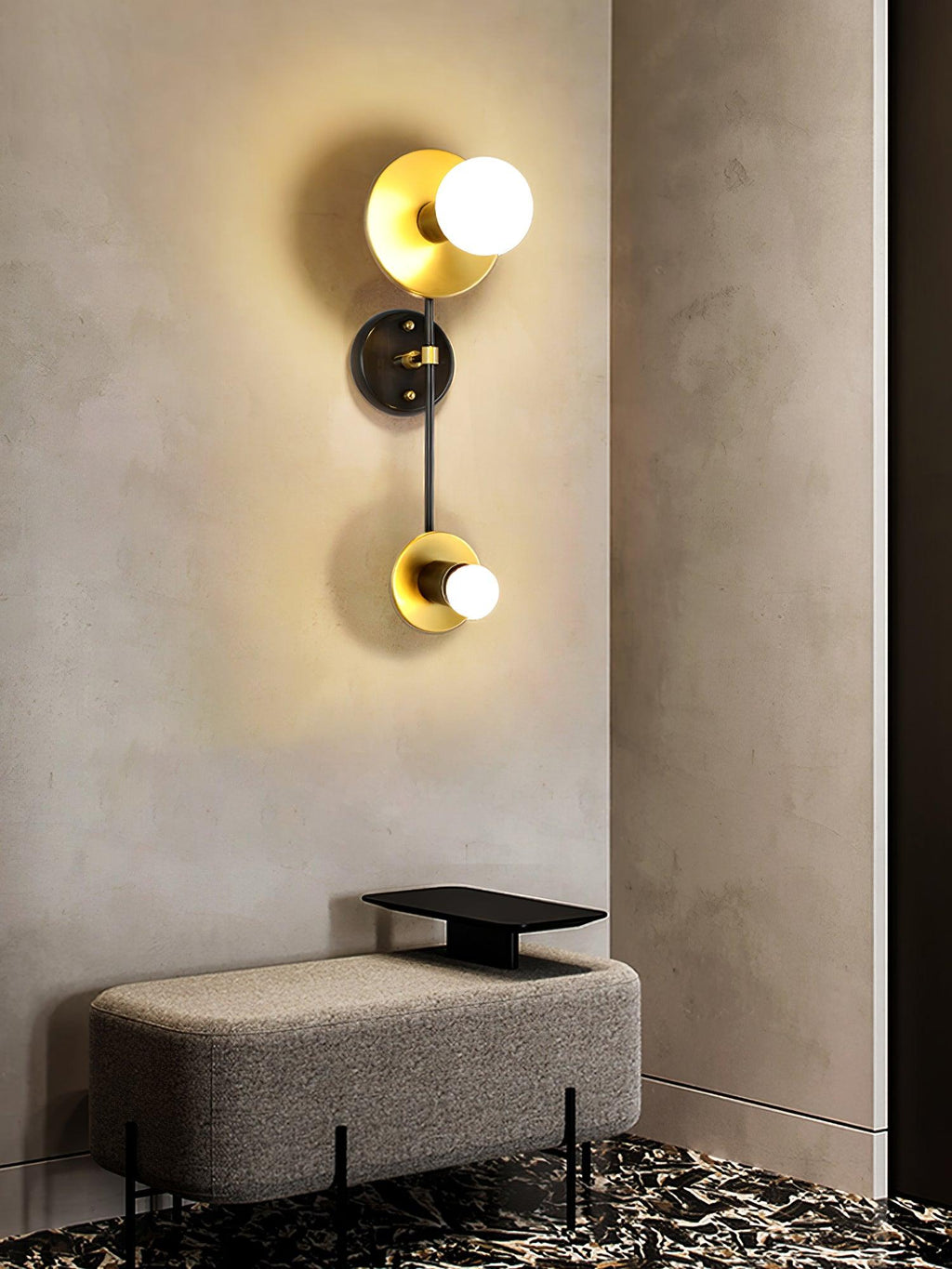 Balance Premium Élégance Échelle Marbre Applique Lumière - Neutralighting