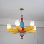 Balloons Chandelier Porcelain Modules Frosted Orbs - Neutralighting