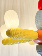 Balloons Chandelier Porcelain Modules Frosted Orbs - Neutralighting