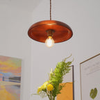 Balmain Lampe Pendante Bois Laiton Minimaliste - Neutralighting