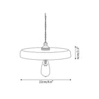 Balmain Lampe Pendante Bois Laiton Minimaliste - Neutralighting