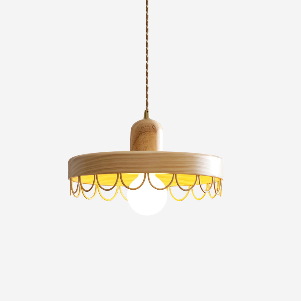 Balton Suspension Bois Courbe Minimaliste - Neutralighting