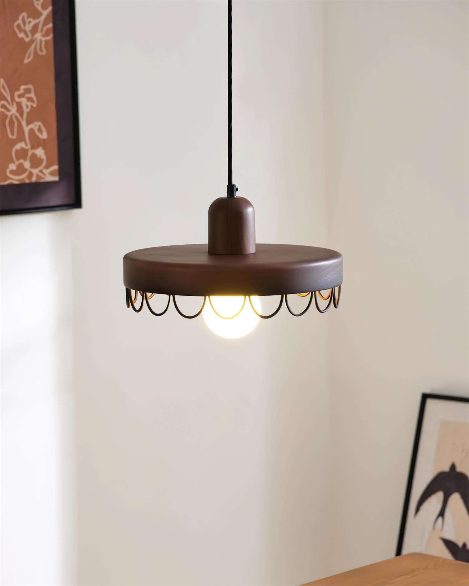 Balton Suspension Bois Courbe Minimaliste - Neutralighting