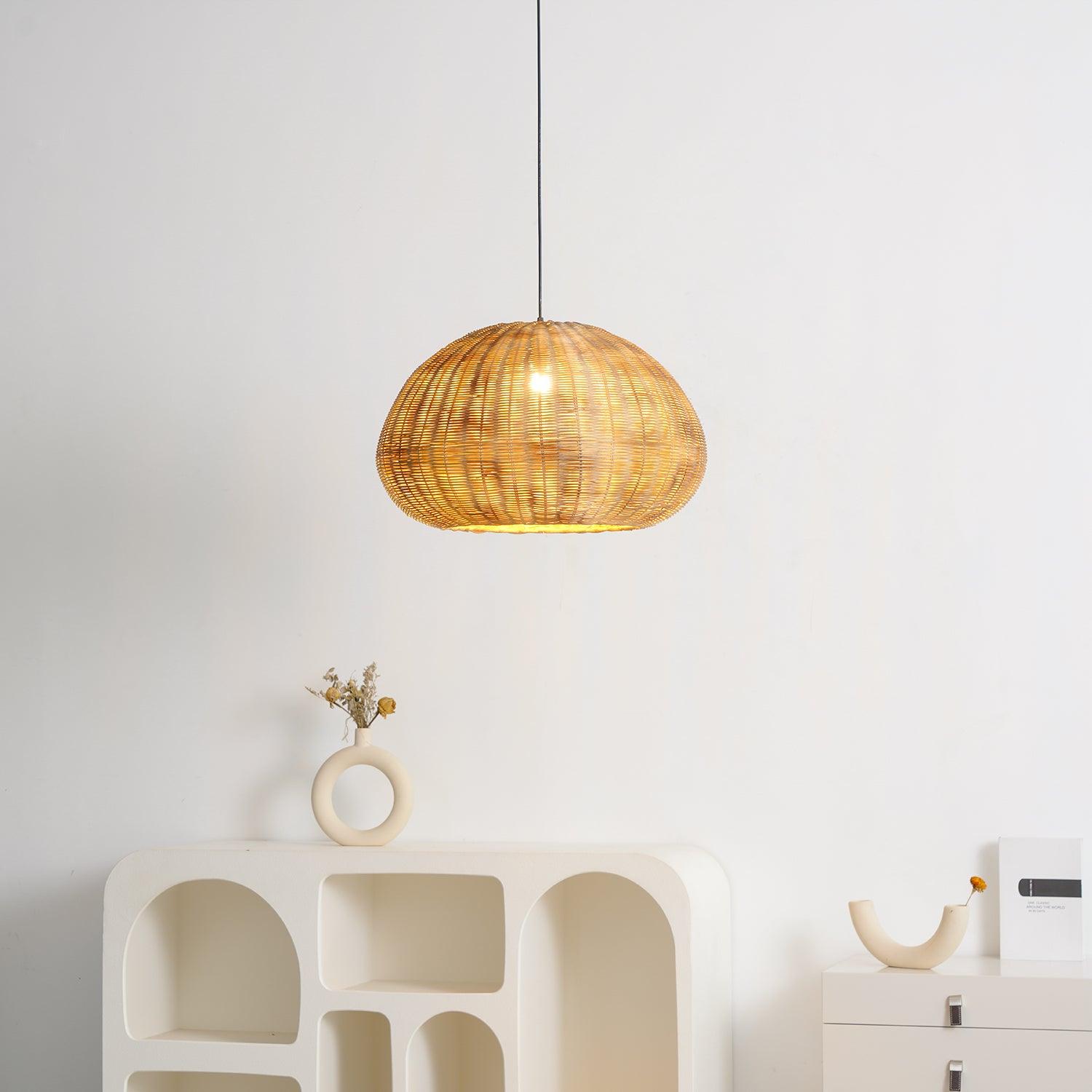 Adam Lampe Pendante Rétro en Bambou - Neutralighting