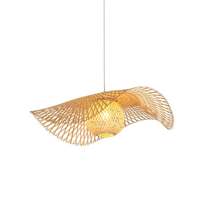 Twirl Lampe Pendante Moderne en Bambou - Neutralighting