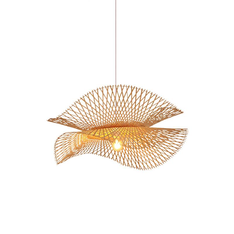 Twirl Lampe Pendante Moderne en Bambou - Neutralighting