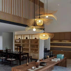 Twirl Lampe Pendante Moderne en Bambou - Neutralighting