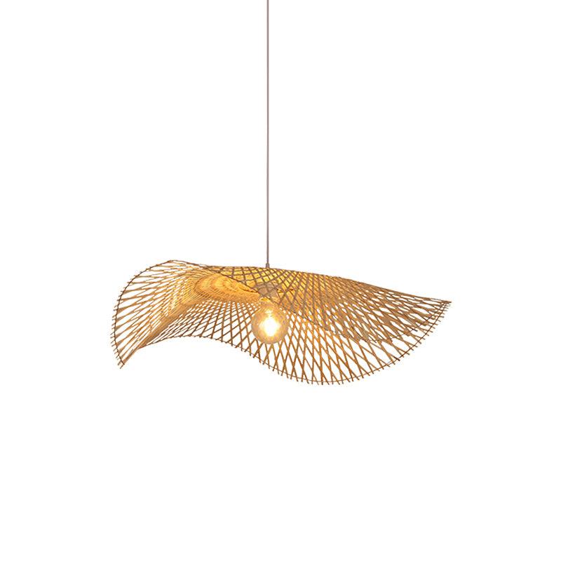 Twirl Lampe Pendante Moderne en Bambou - Neutralighting