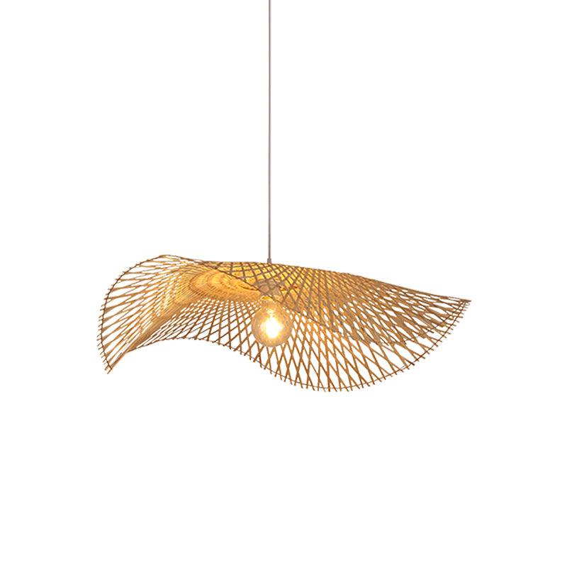 Twirl Lampe Pendante Moderne en Bambou - Neutralighting