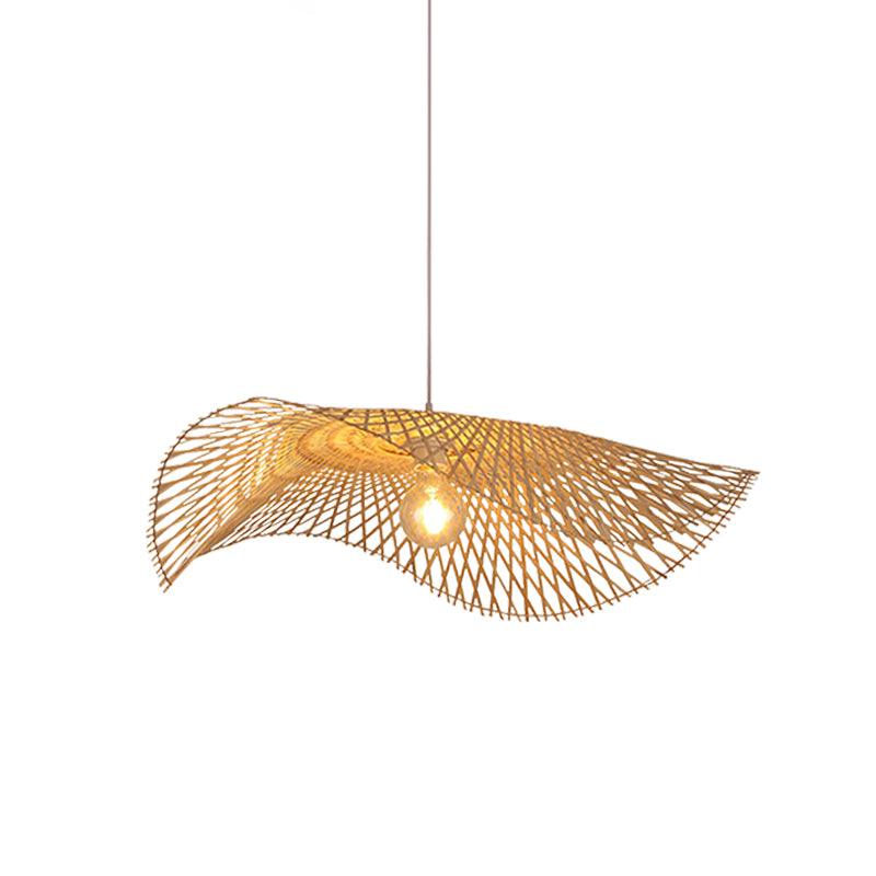 Twirl Lampe Pendante Moderne en Bambou - Neutralighting