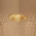 Dune Suspension Bambou Tressage Ouvert Naturel - Neutralighting