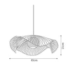 Dune Suspension Bambou Tressage Ouvert Naturel - Neutralighting