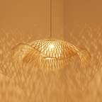 Dune Suspension Bambou Tressage Ouvert Naturel - Neutralighting
