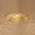 Dune Suspension Bambou Tressage Ouvert Naturel - Neutralighting