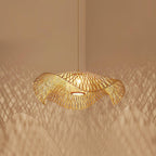 Dune Suspension Bambou Tressage Ouvert Naturel - Neutralighting