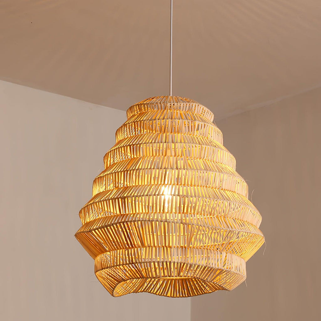 Strata Lampe Pendante Moderne en Bambou - Neutralighting