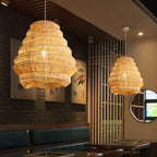 Strata Lampe Pendante Moderne en Bambou - Neutralighting