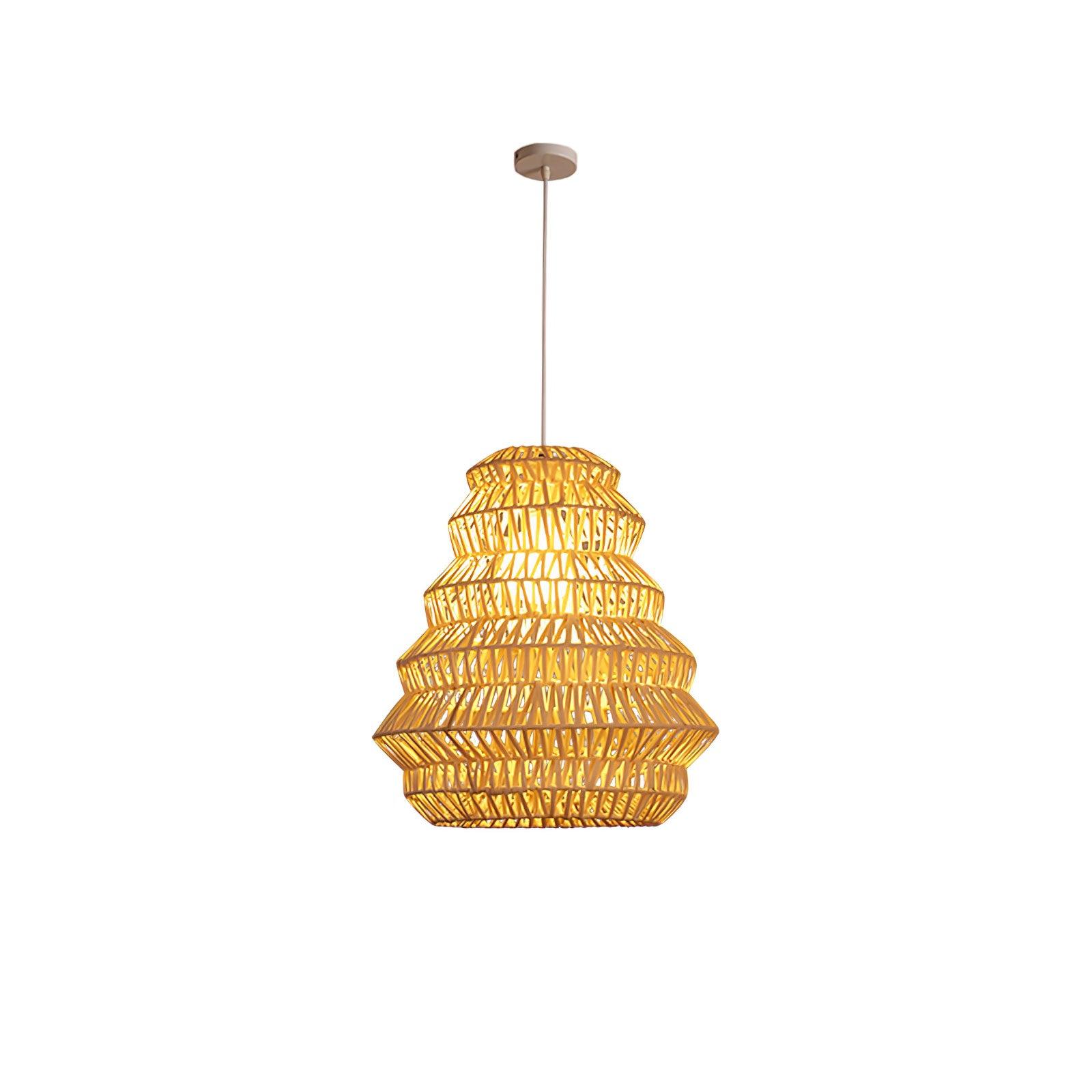Strata Lampe Pendante Moderne en Bambou - Neutralighting