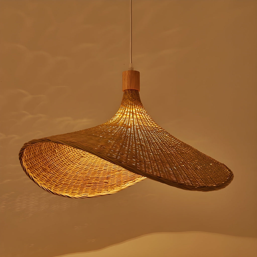 Marona Suspension Vintage en Rattan - Neutralighting