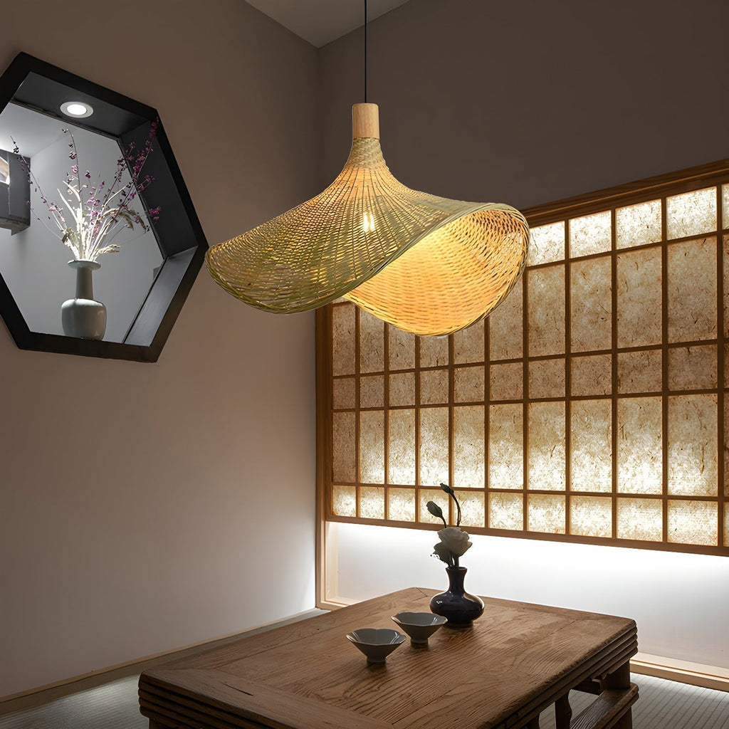 Marona Suspension Vintage en Rattan - Neutralighting
