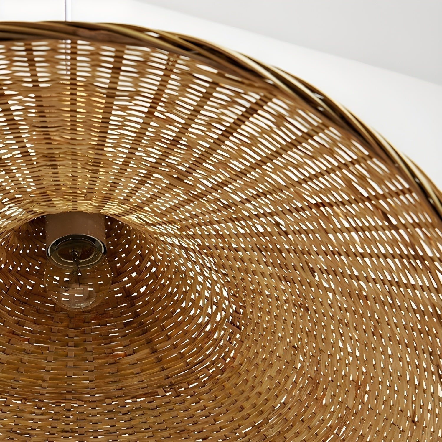 Marona Suspension Vintage en Rattan - Neutralighting