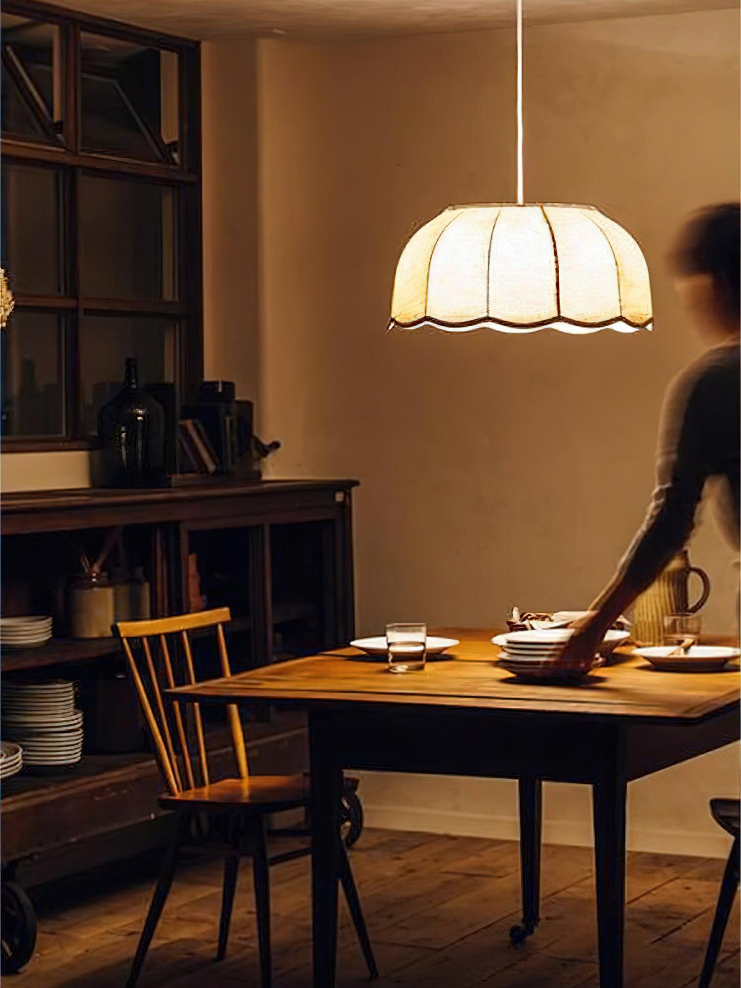 Solacen Suspension Tissu Rustique - Neutralighting