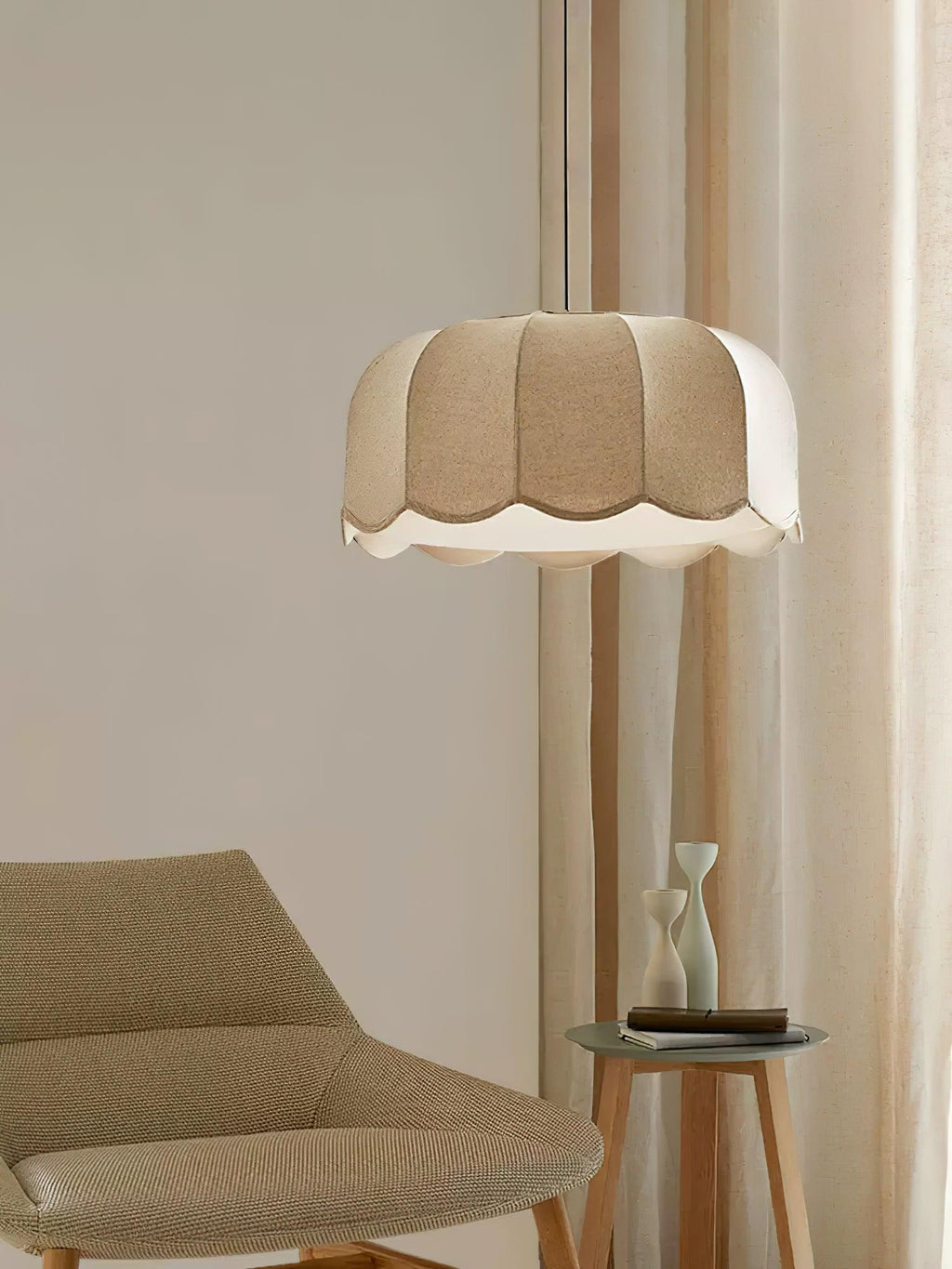 Solacen Suspension Tissu Rustique - Neutralighting