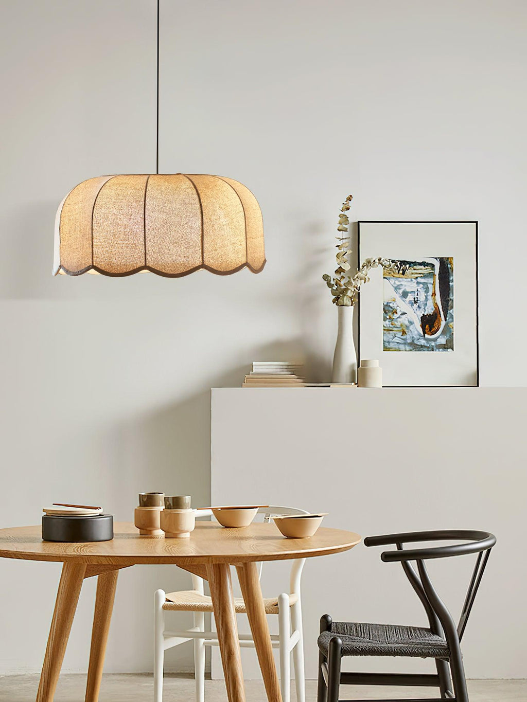 Solacen Suspension Tissu Rustique - Neutralighting