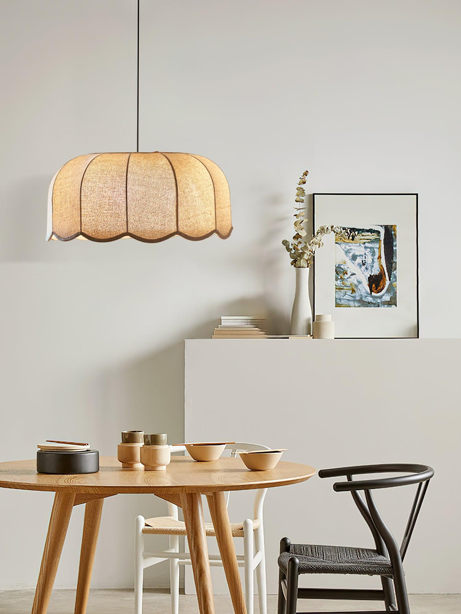 Solacen Suspension Tissu Rustique - Neutralighting