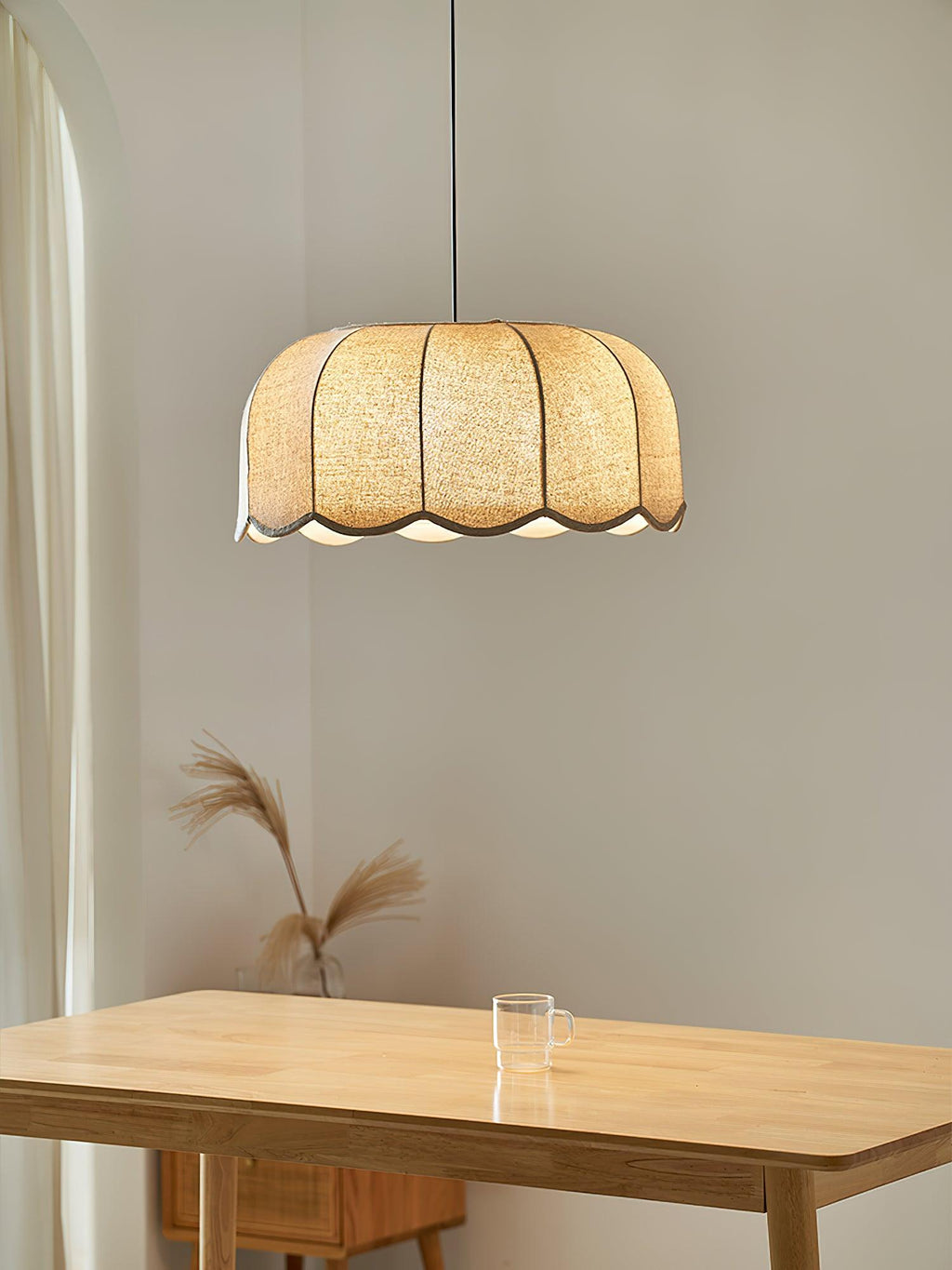 Solacen Suspension Tissu Rustique - Neutralighting