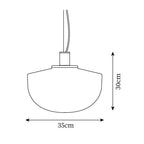 Lume Lampe Pendante Verre Minimaliste - Neutralighting