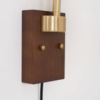 Vionde Applique murale réglable en laiton et verre vert - Neutralighting
