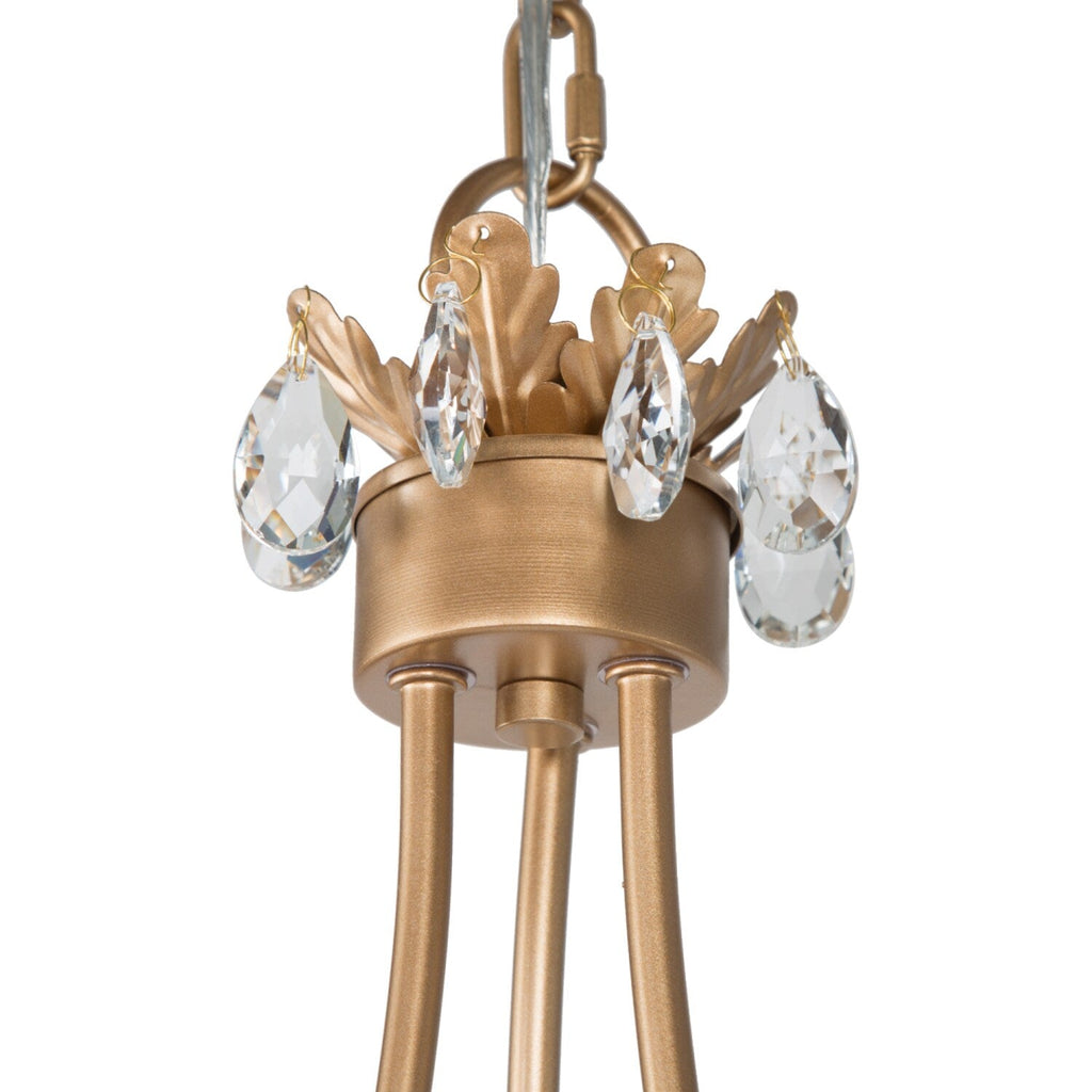 Yrvuvyh Ancien Industriel Luxe Laiton Cristal Lustre - Neutralighting
