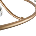 Yrvuvyh Ancien Industriel Luxe Laiton Cristal Lustre - Neutralighting