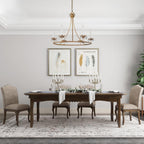 Yrvuvyh Ancien Industriel Luxe Laiton Cristal Lustre - Neutralighting