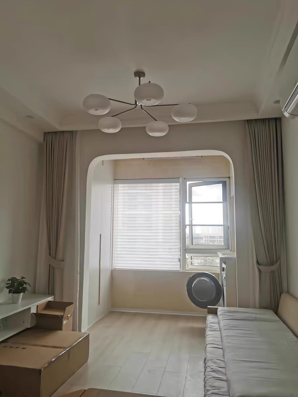 Lustra Chandelier Industriel 5-Luminaires Moderne - Neutralighting