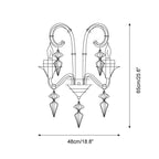 Baroque Applique Murale Sculpturale en Fil - Neutralighting