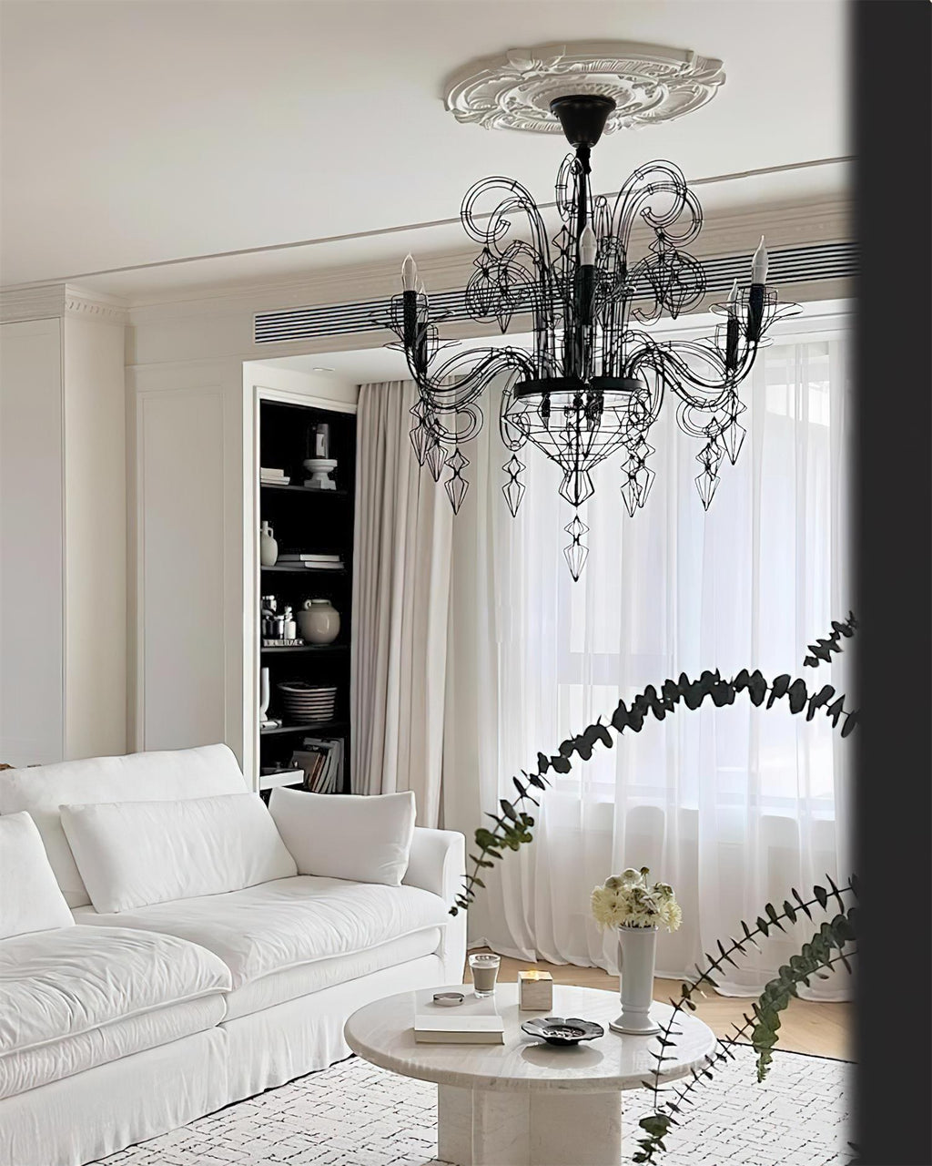 Lustre Baroque Luxe Câble - Neutralighting